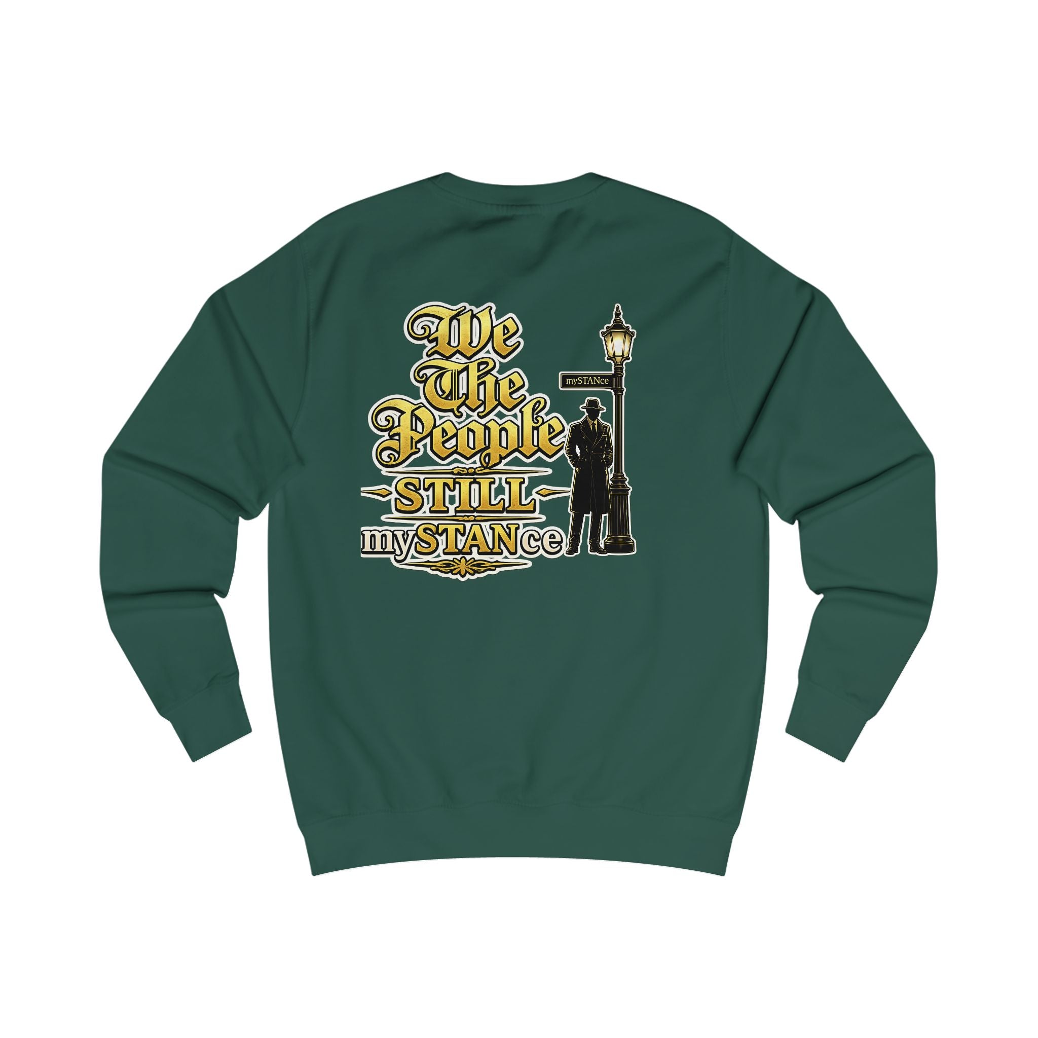 We The People Still MySTANce Sweatshirt — Patriotic Vintage Protest Graphic Crewneck