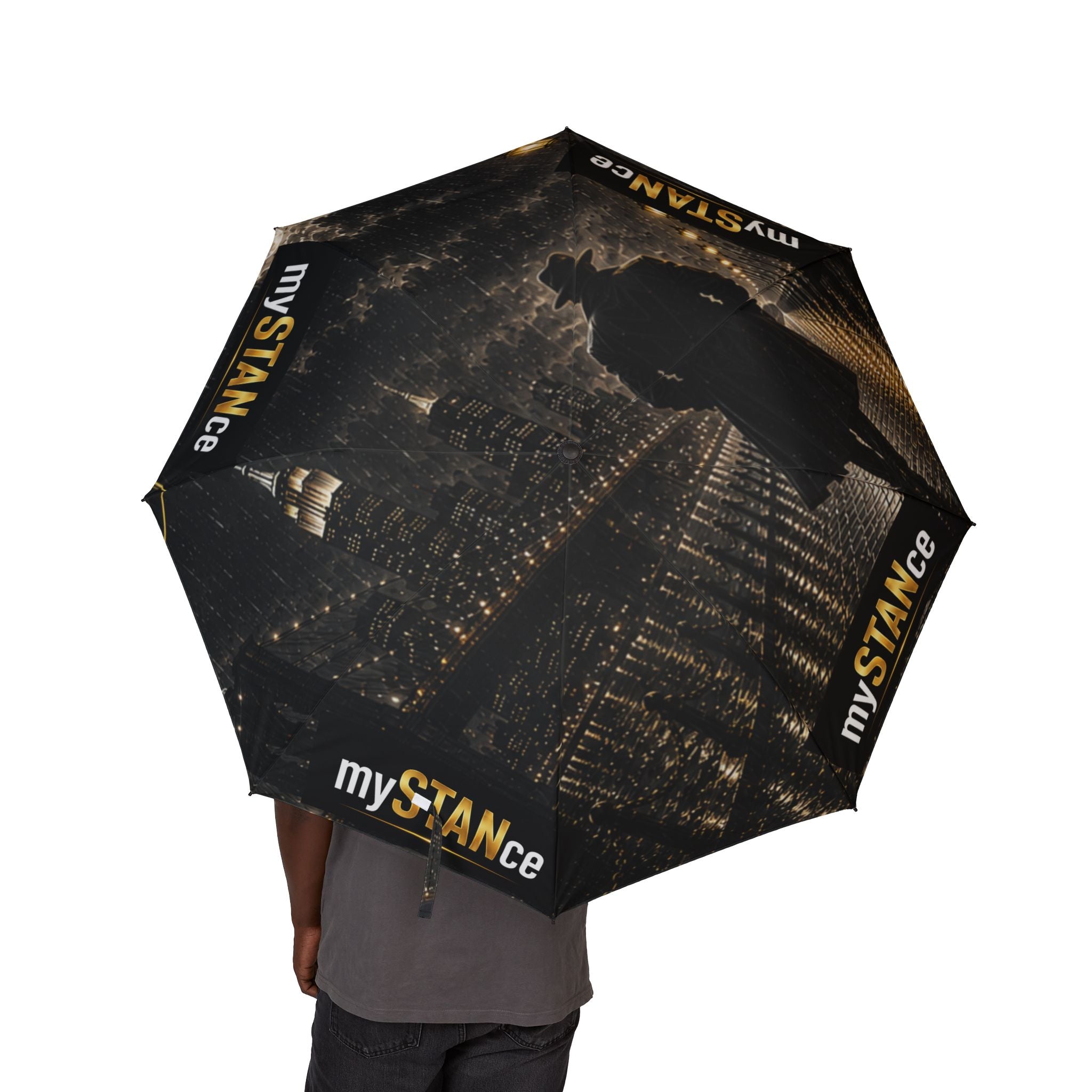Compact Foldable Umbrella — mySTANCE Silhouette Rain Cover